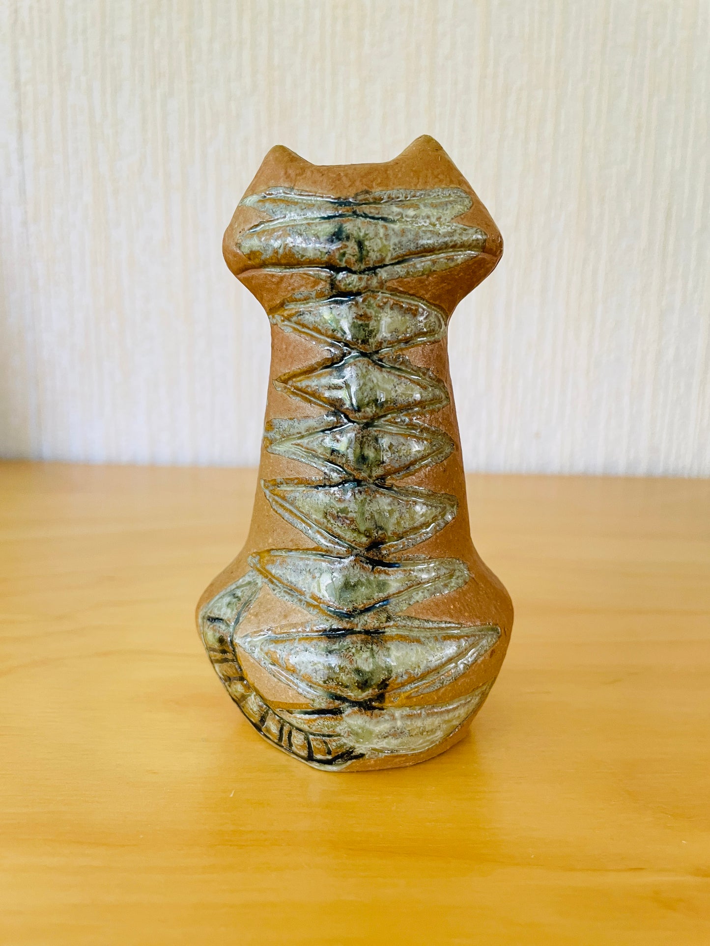 Gustavsberg/グスタフスベリ/Lisa Larson/リサ.ラーソン/Lilla Zoo/小さな動物園/座りネコ