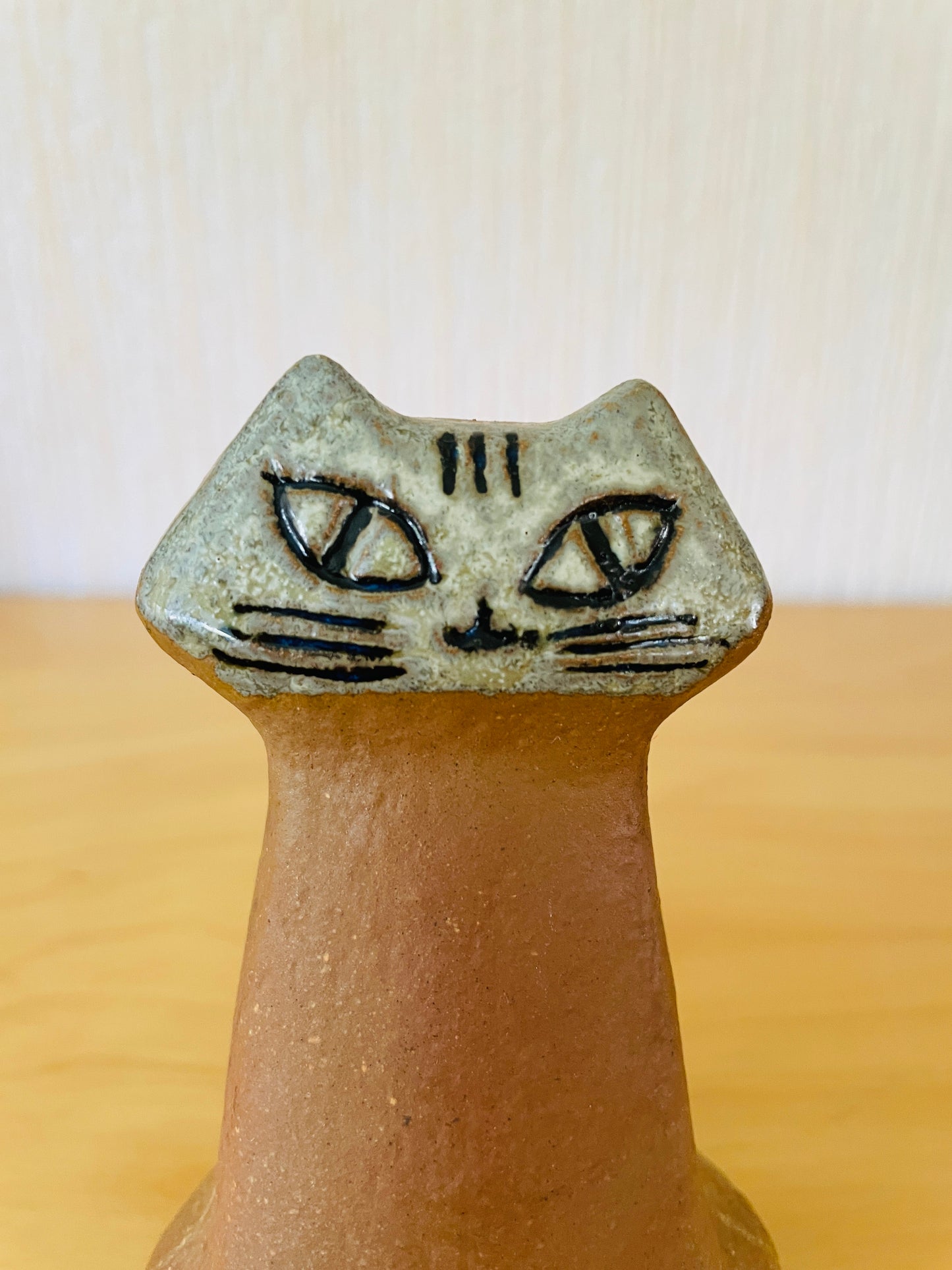 Gustavsberg/グスタフスベリ/Lisa Larson/リサ.ラーソン/Lilla Zoo/小さな動物園/座りネコ