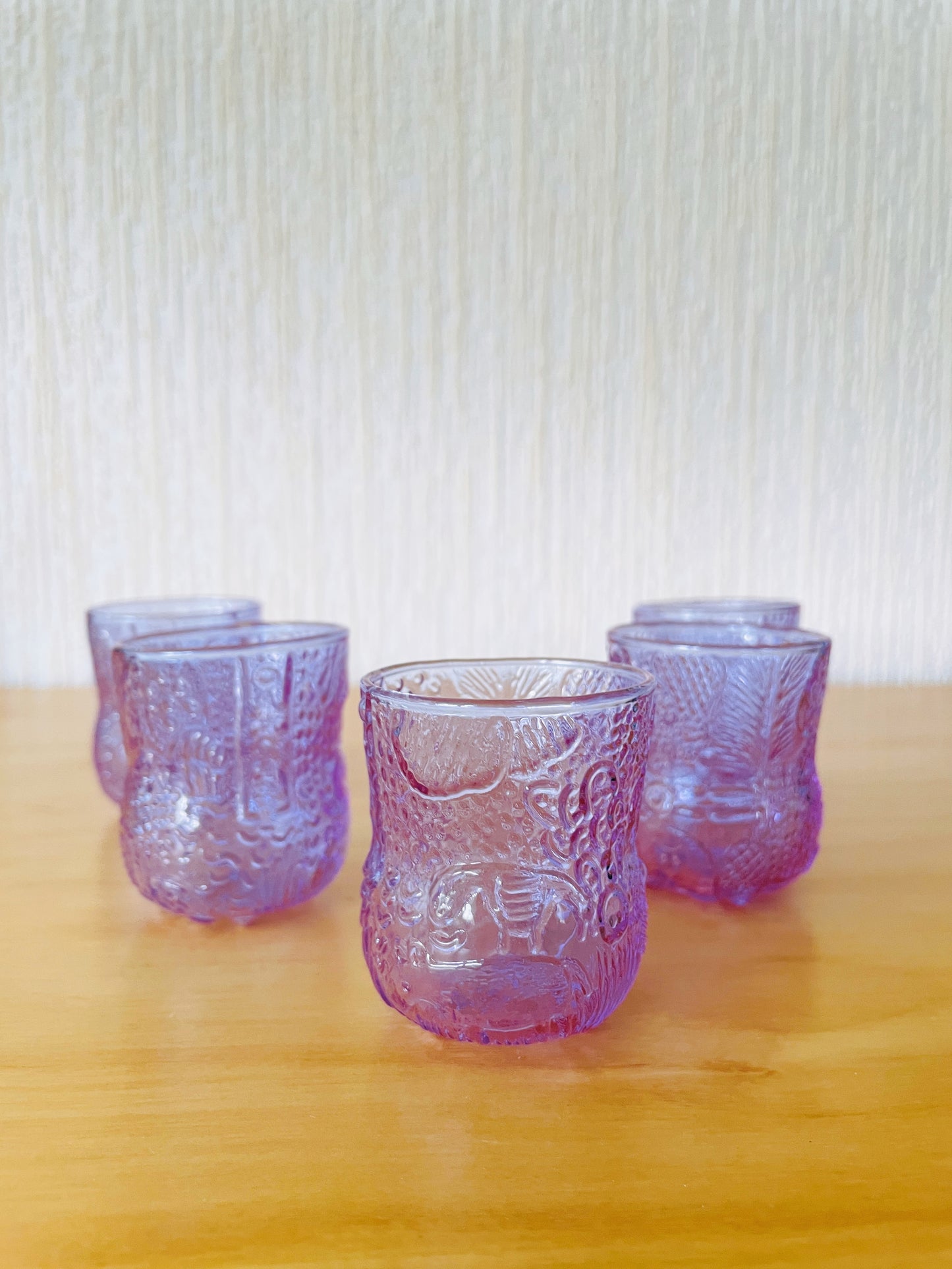 Nuutajälvi/ヌータヤルヴィ/Oiva Toikka/オイバ.トイッカ/Fauna/ファウナ/ショットグラス/アメジスト