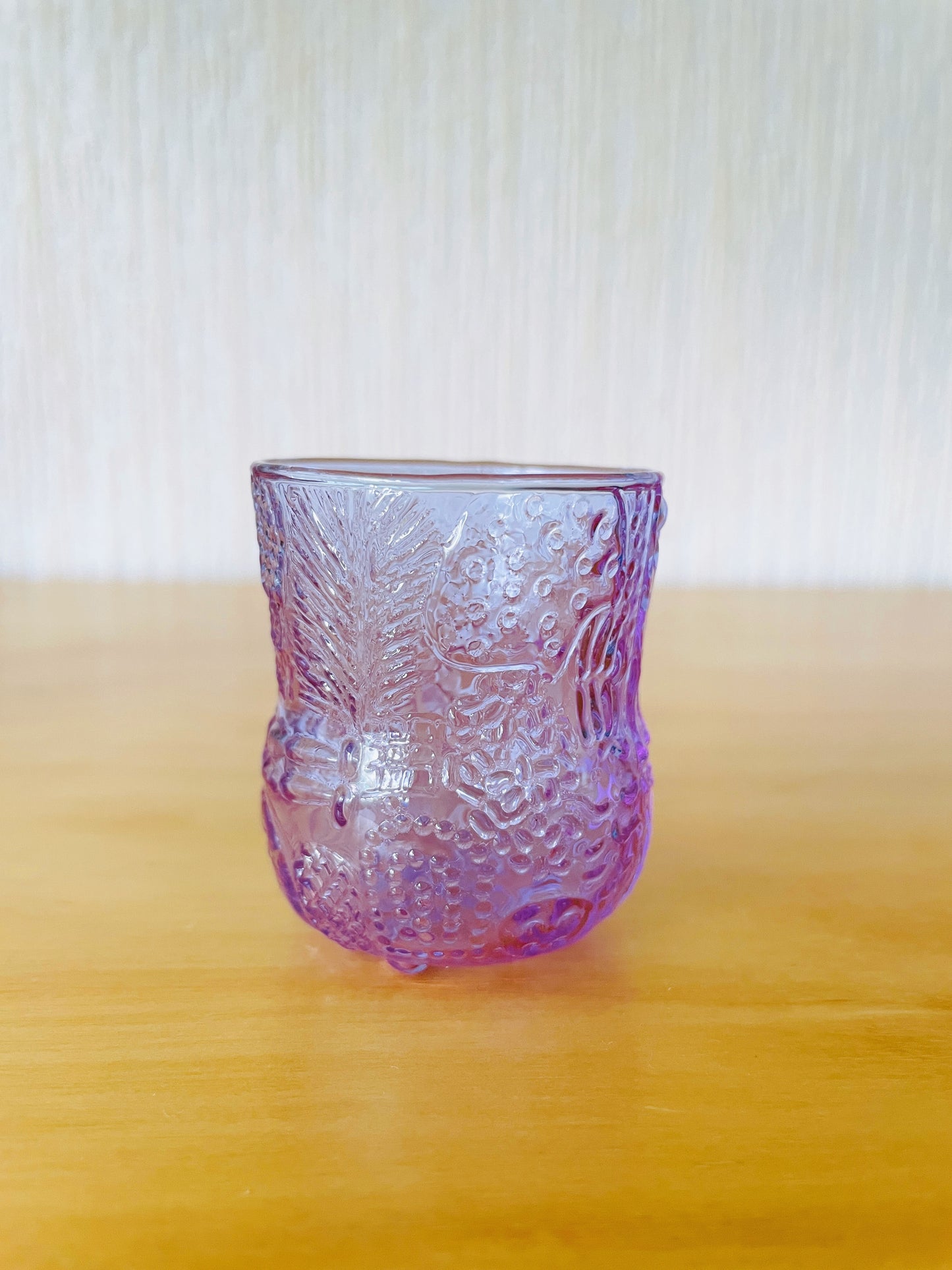 Nuutajälvi/ヌータヤルヴィ/Oiva Toikka/オイバ.トイッカ/Fauna/ファウナ/ショットグラス/アメジスト