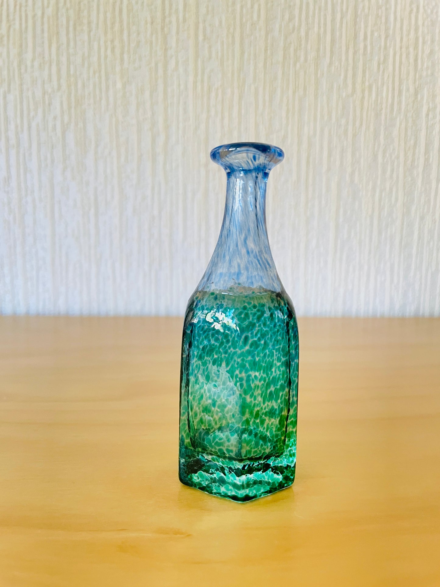 Boda/ボーダ/ハンドメイド/Miniatyr Flaska/ガラスのベース/ミニチュア/H: 11cm