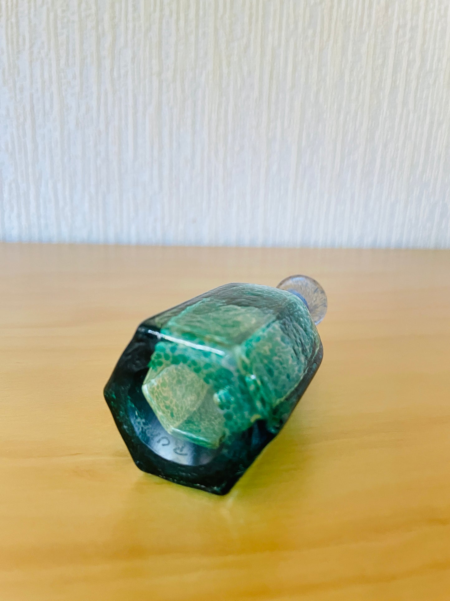 Boda/ボーダ/ハンドメイド/Miniatyr Flaska/ガラスのベース/ミニチュア/H: 11cm