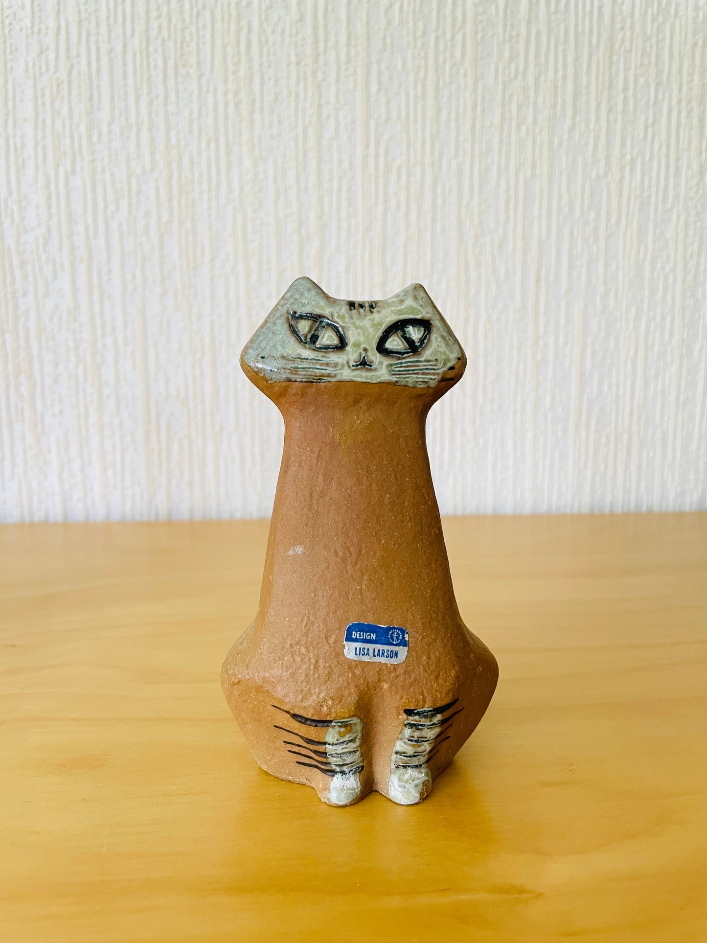 Gustavsberg/グスタフスベリ/Lisa Larson/リサラーソン/Lilla Zoo/小さな動物園座りネコ