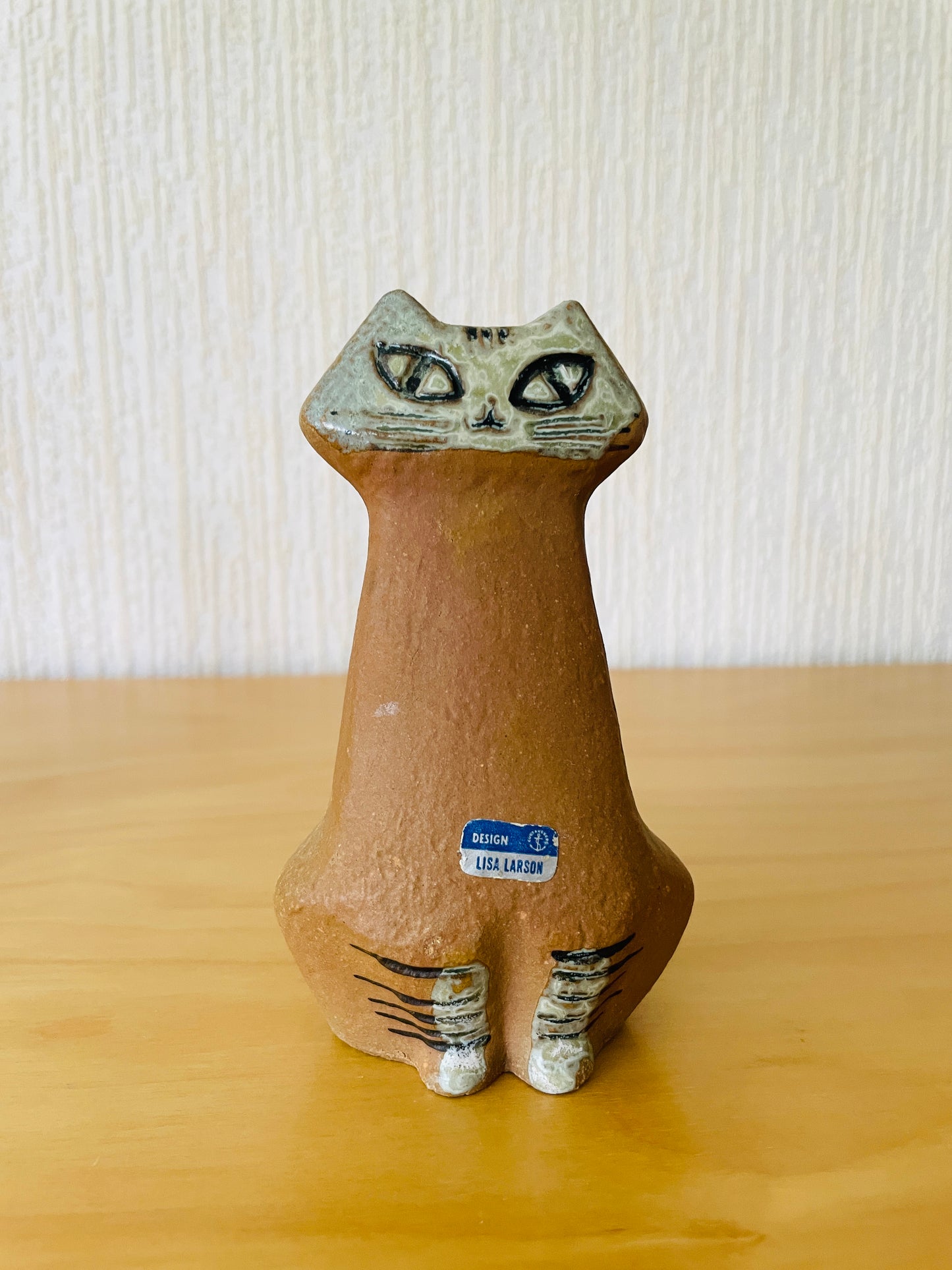 Gustavsberg/グスタフスベリ/Lisa Larson/リサラーソン/Lilla Zoo/小さな動物園座りネコ