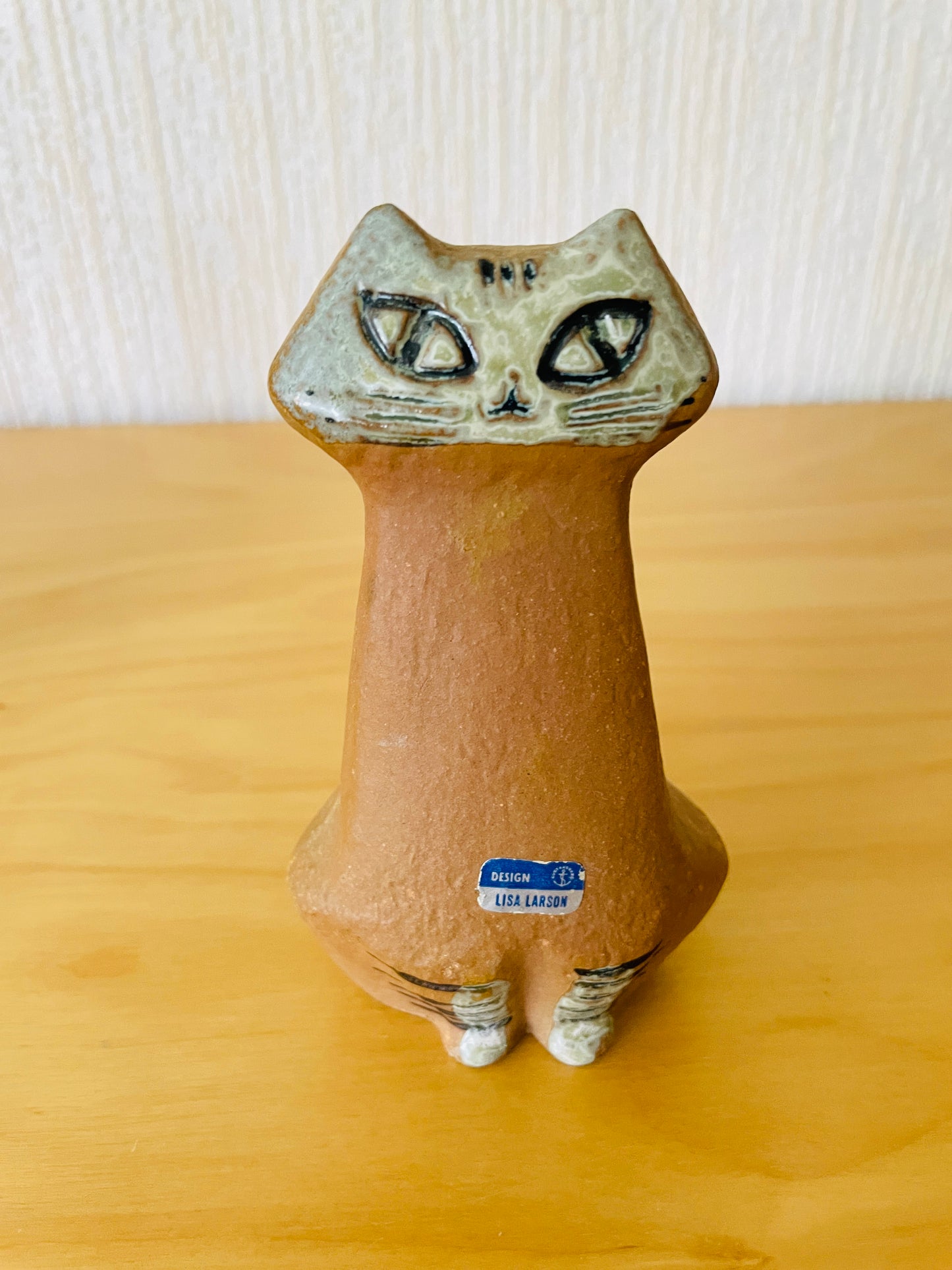 Gustavsberg/グスタフスベリ/Lisa Larson/リサラーソン/Lilla Zoo/小さな動物園座りネコ