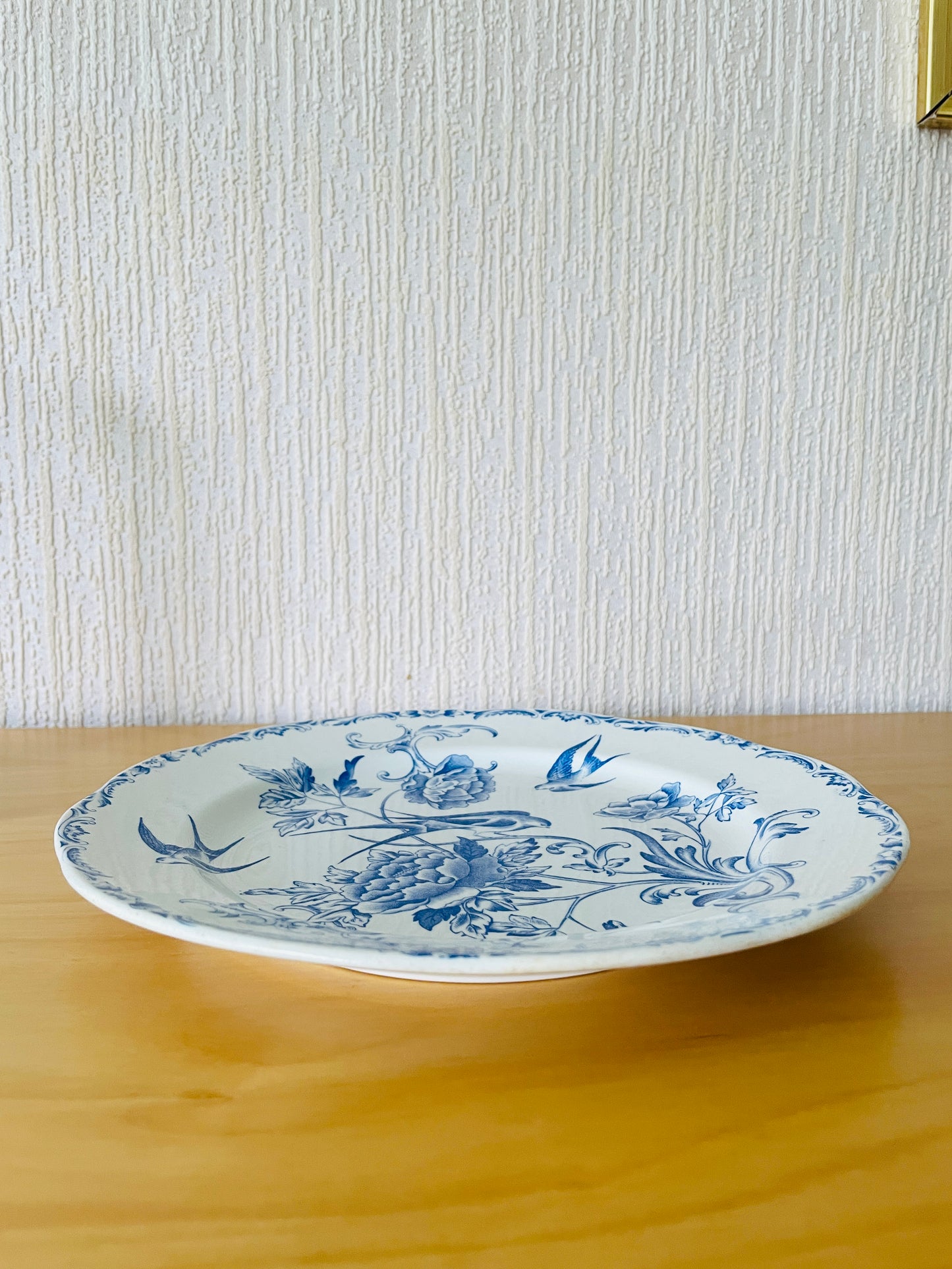 Old Rörstrand/ロールストランド/Svala/スバーラ/ディナープレート/23,5cm/ブルー