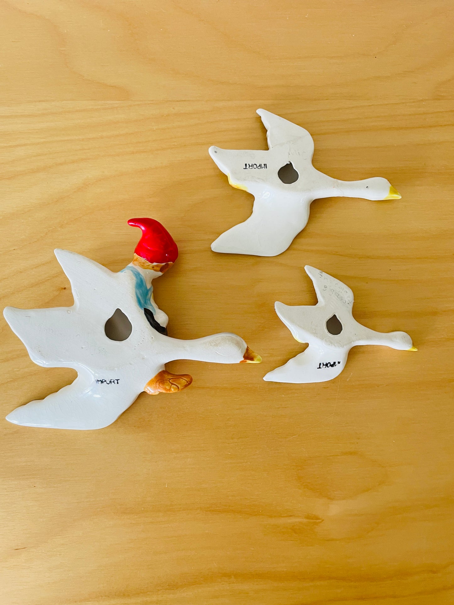 北欧ヴィンテージ/Nils Holgersson/ニルスのふしぎな旅/壁飾り/3個セット