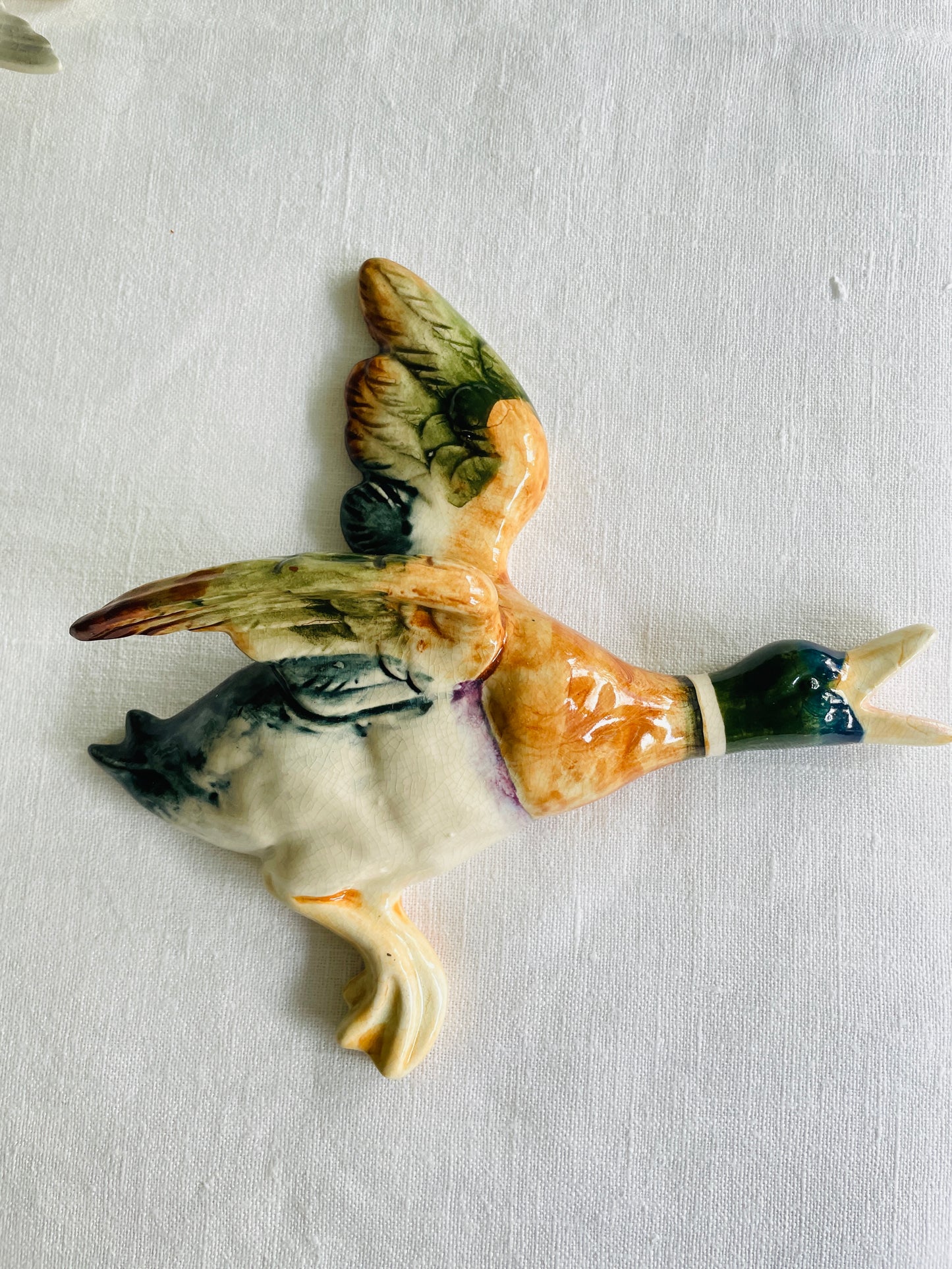 北欧ヴィンテージ/ニルスのふしぎな旅/ガチョウのモルテン/壁掛けタイプ/フラワーベース