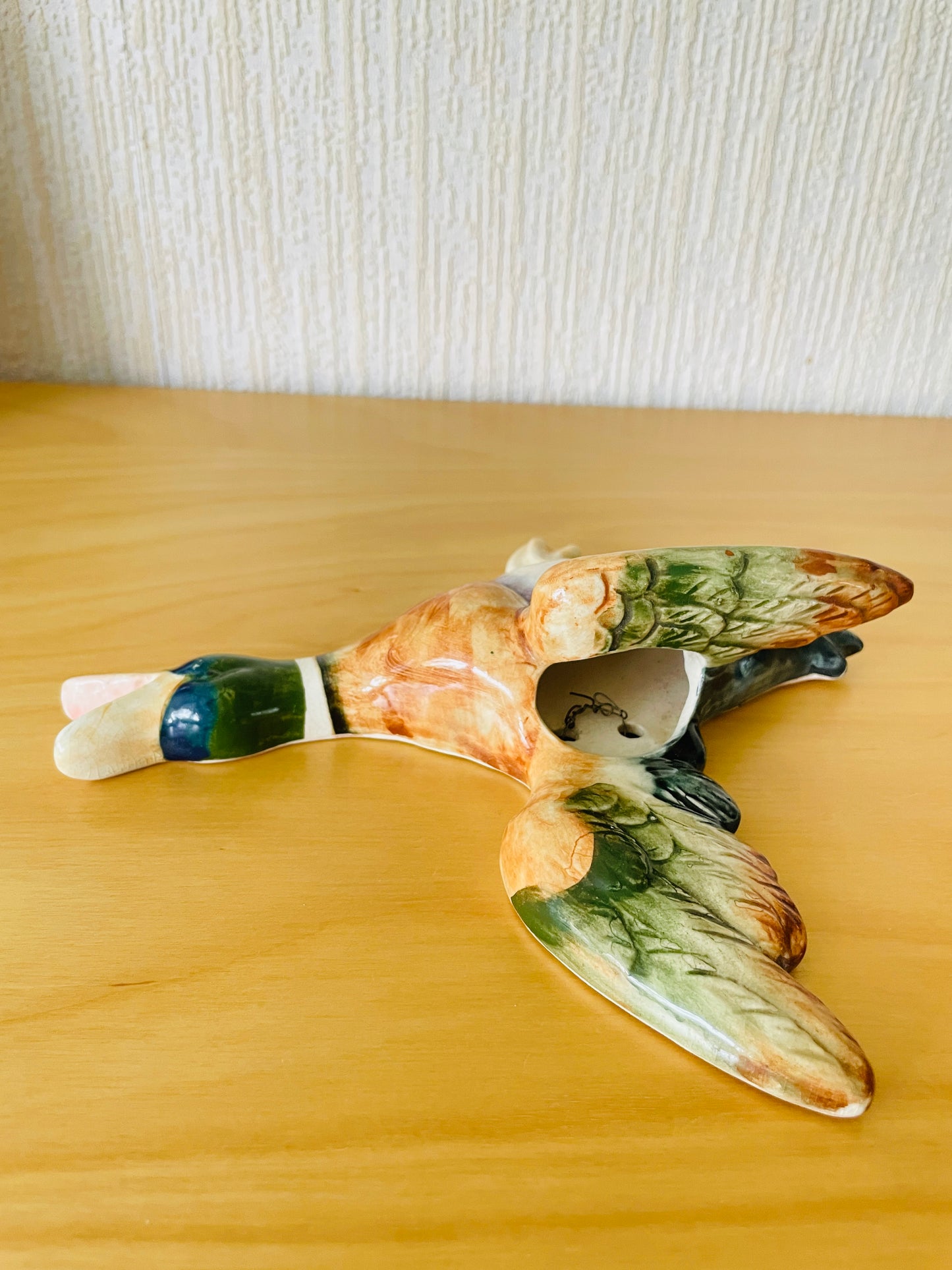 北欧ヴィンテージ/ニルスのふしぎな旅/ガチョウのモルテン/壁掛けタイプ/フラワーベース