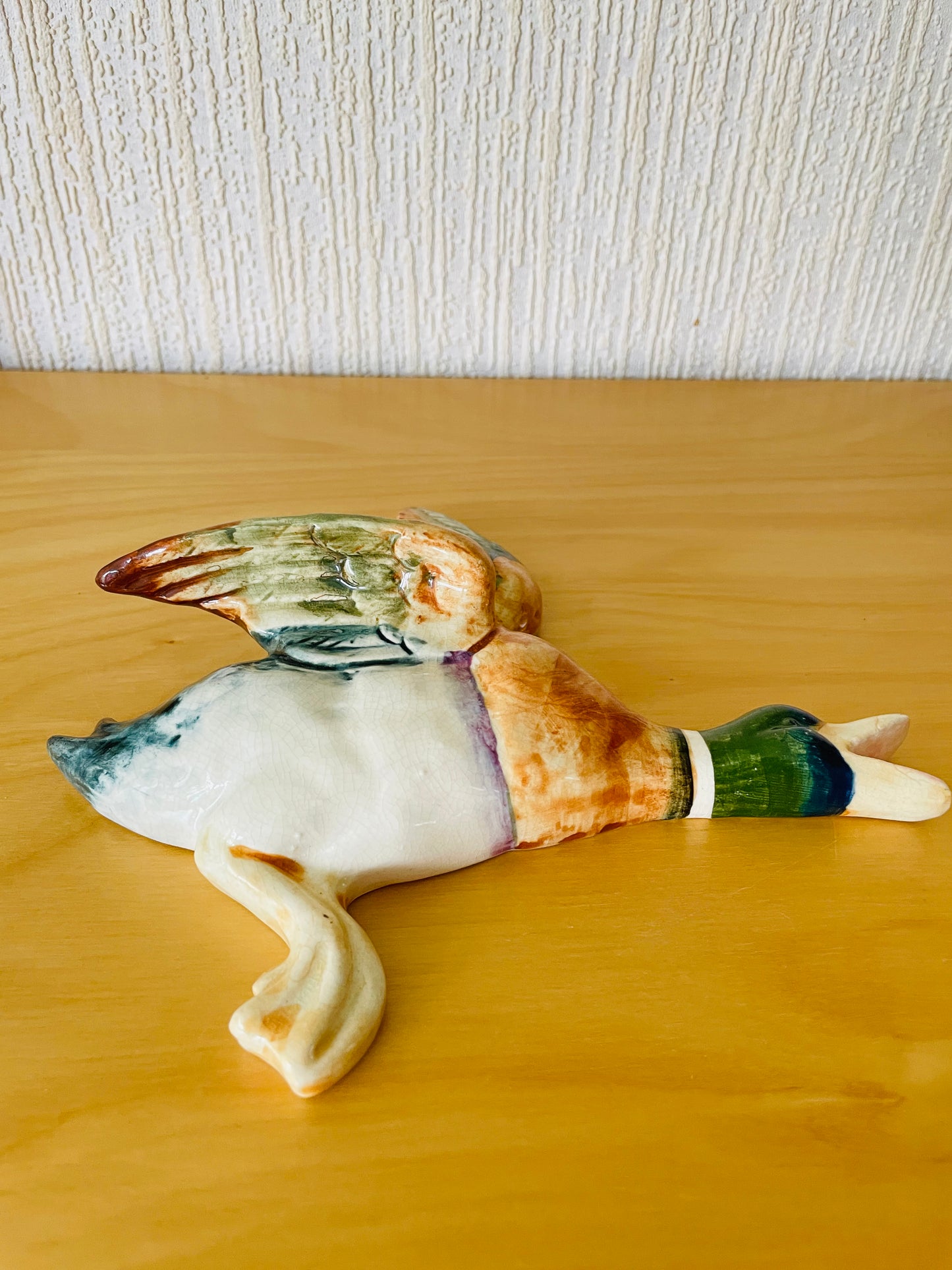 北欧ヴィンテージ/ニルスのふしぎな旅/ガチョウのモルテン/壁掛けタイプ/フラワーベース