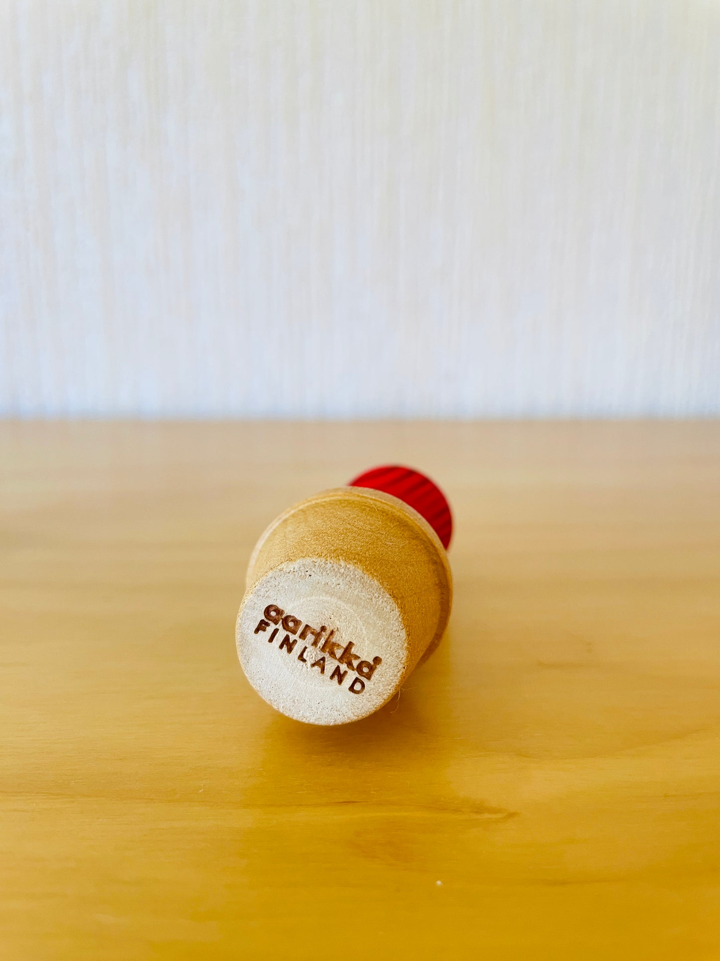 Aarikka/アーリッカ/チューリップのオブジェ/木製/レッド