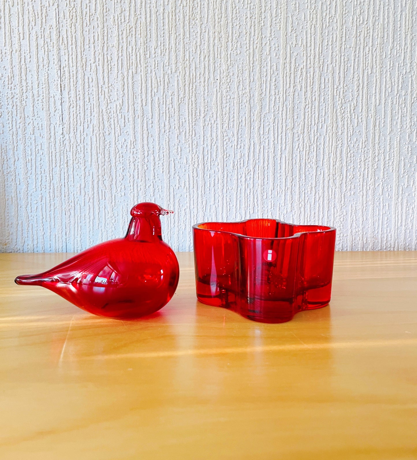 iittala/イッタラ/Nuutajälvi/ヌータヤルヴィ/Oiva Toikka/オイバ.トイッカ/Birds/バード/Little Turn/リトルターン/レッド