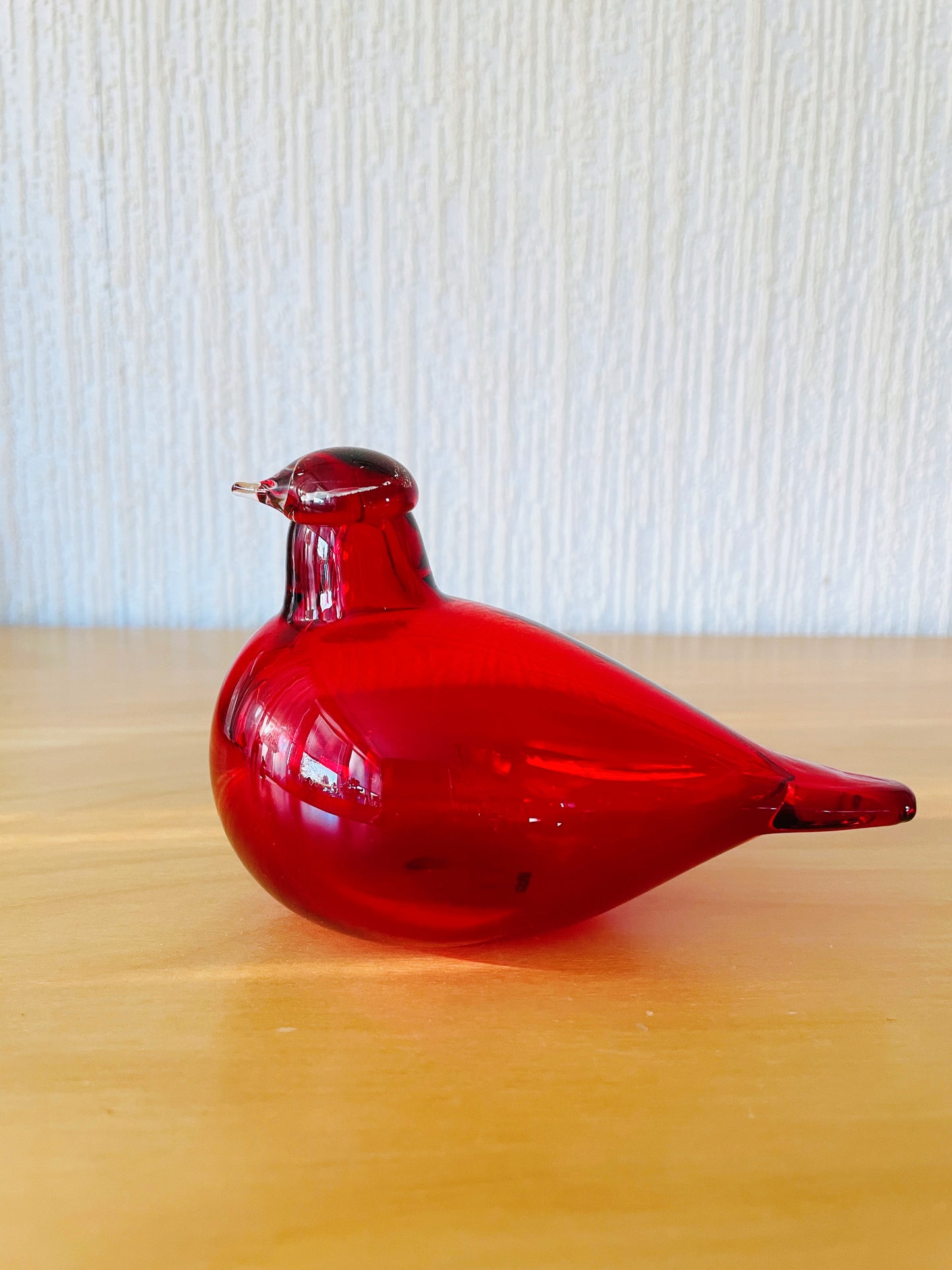 iittala/イッタラ/Nuutajälvi/ヌータヤルヴィ/Oiva Toikka/オイバ.トイッカ/Birds/バード/Little Turn/リトルターン/レッド