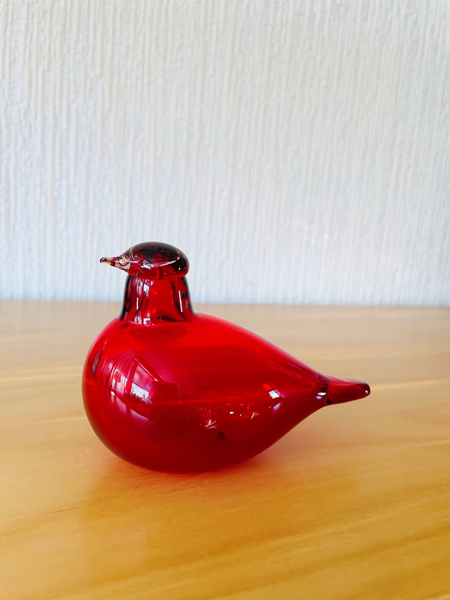 iittala/イッタラ/Nuutajälvi/ヌータヤルヴィ/Oiva Toikka/オイバ.トイッカ/Birds/バード/Little Turn/リトルターン/レッド