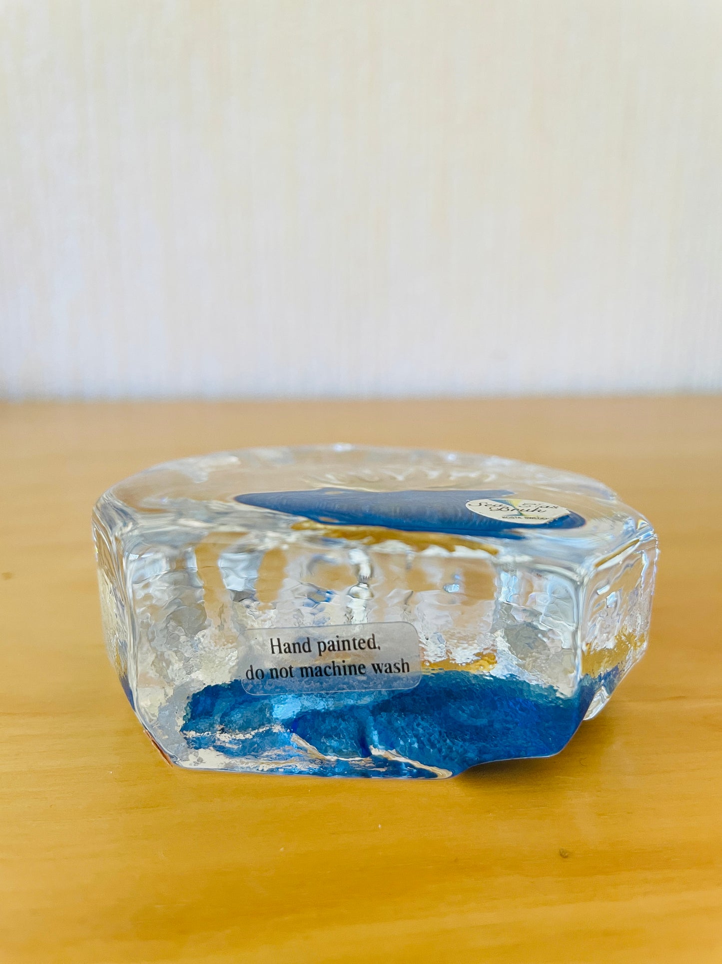 Sea Glas/シーアガラス工房/Bo.Swahn/ボー.スワン/クリスタルガラス/ヘラジカのオブジェ/新品未使用品