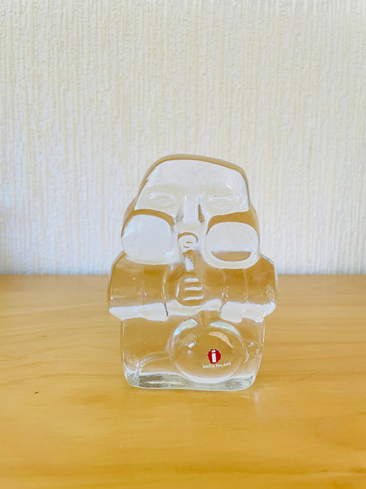 iittala/イッタラ/Jorma Vennola/ヨルマ.ベンノーラ/ガラス職人のオブジェ