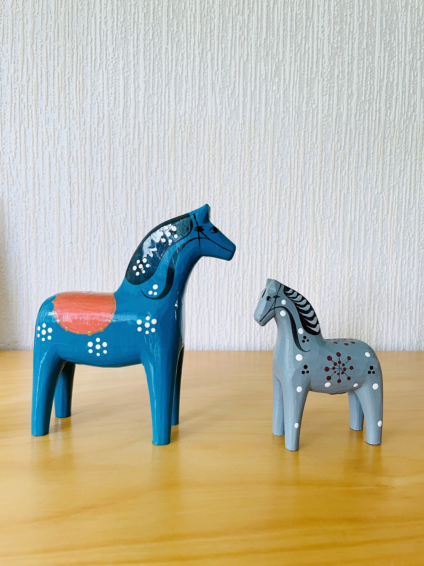 北欧伝統手工芸/ダーラホース/Jhon Gudmunds Sjuberg Rättvik/16,5cm/ブルー