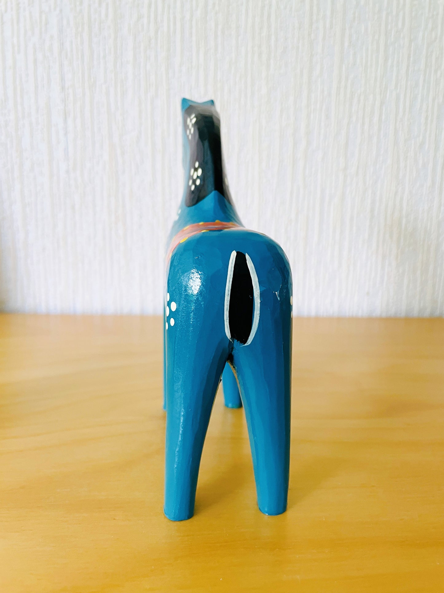 北欧伝統手工芸/ダーラホース/Jhon Gudmunds Sjuberg Rättvik/16,5cm/ブルー