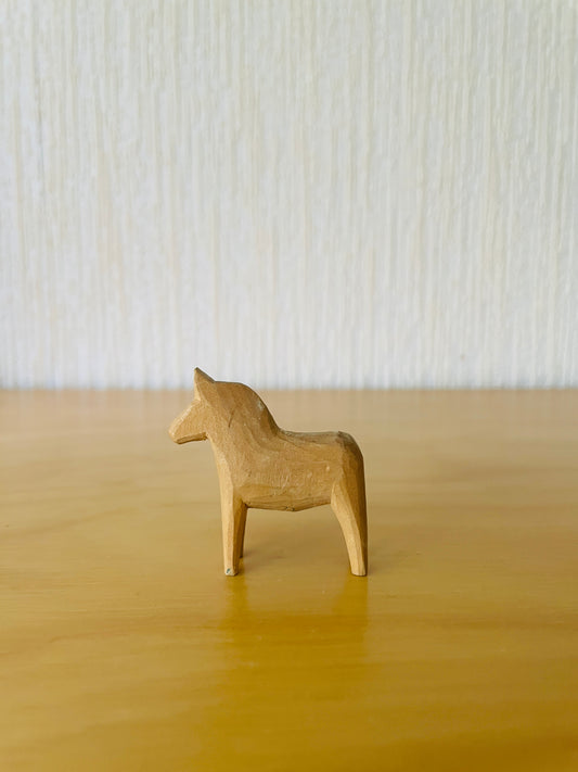 Dalahäst/Dalahäst/Trä/Naturfärgad/13cm