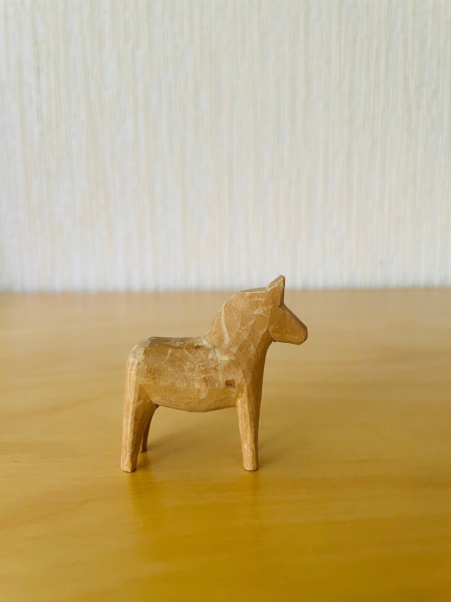 Dala horse/wooden/natural/13cm