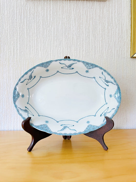Old Gustavsberg/グスタフスベリ/Öresund/オーレサンド/オーバル深皿/31cm