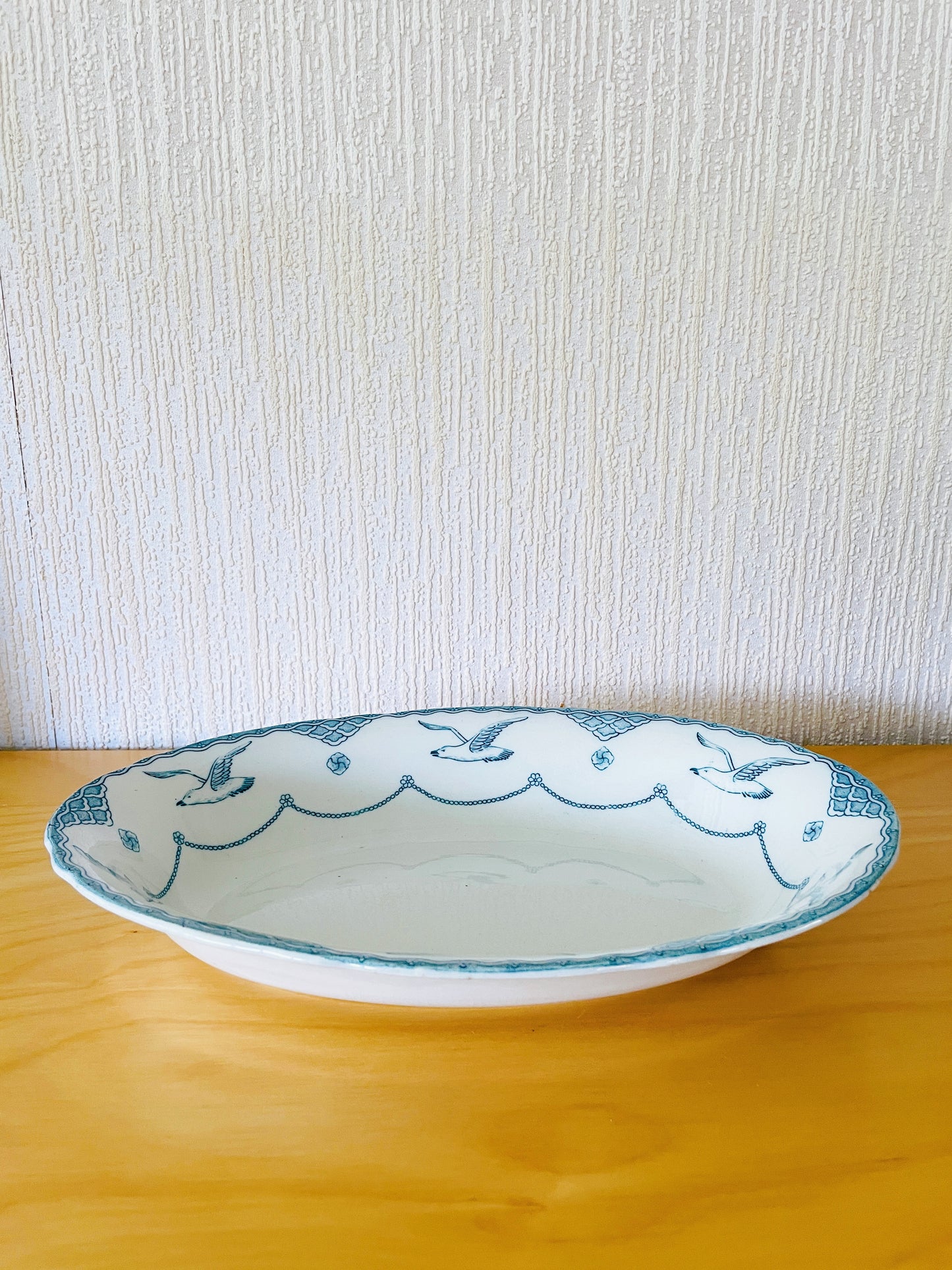 Old Gustavsberg/グスタフスベリ/Öresund/オーレサンド/オーバル深皿/31cm