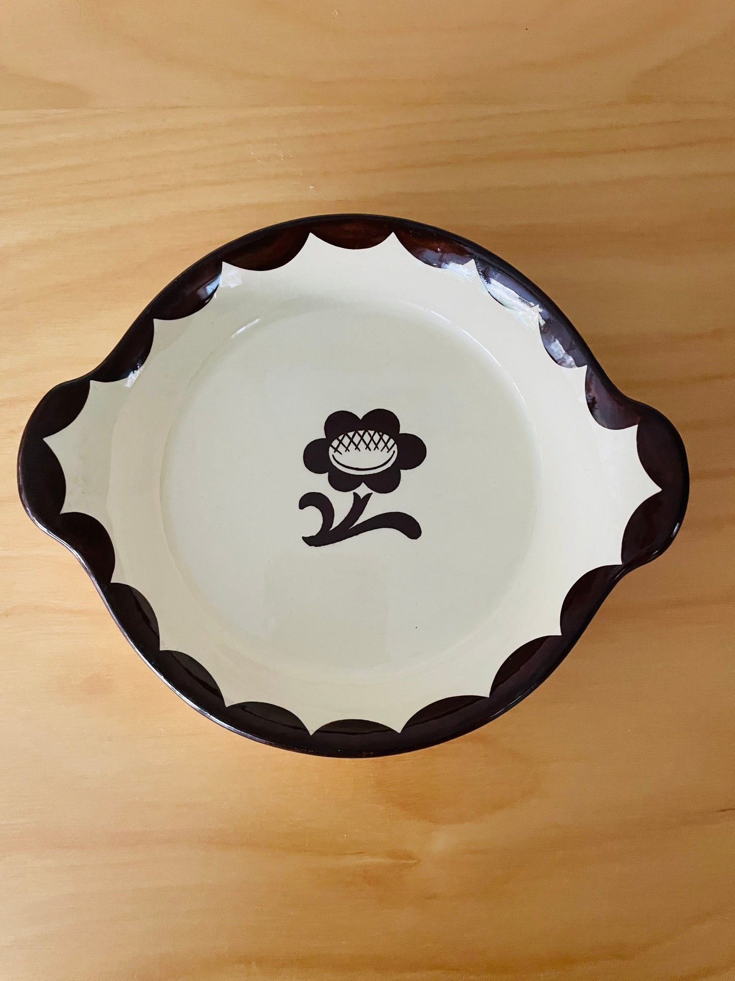 Gustavsberg/グスタフスベリ/Wilhelm Kåge/ヴィリヘルム.コーゲ/Pyro/ピューロ/ラウンドオーブンデッシュ