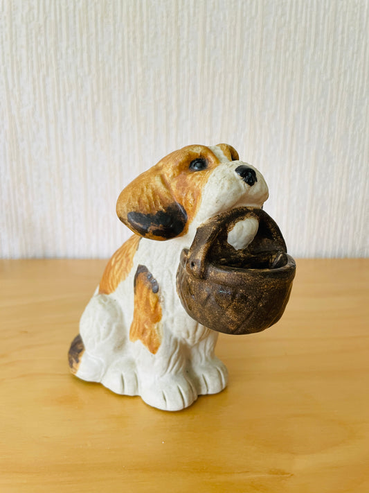 Jie Gantofta/ジイ.ガントフタ/Maria Ericson/マリア.エリックソン/カゴをくわえるワンコのオブジェ