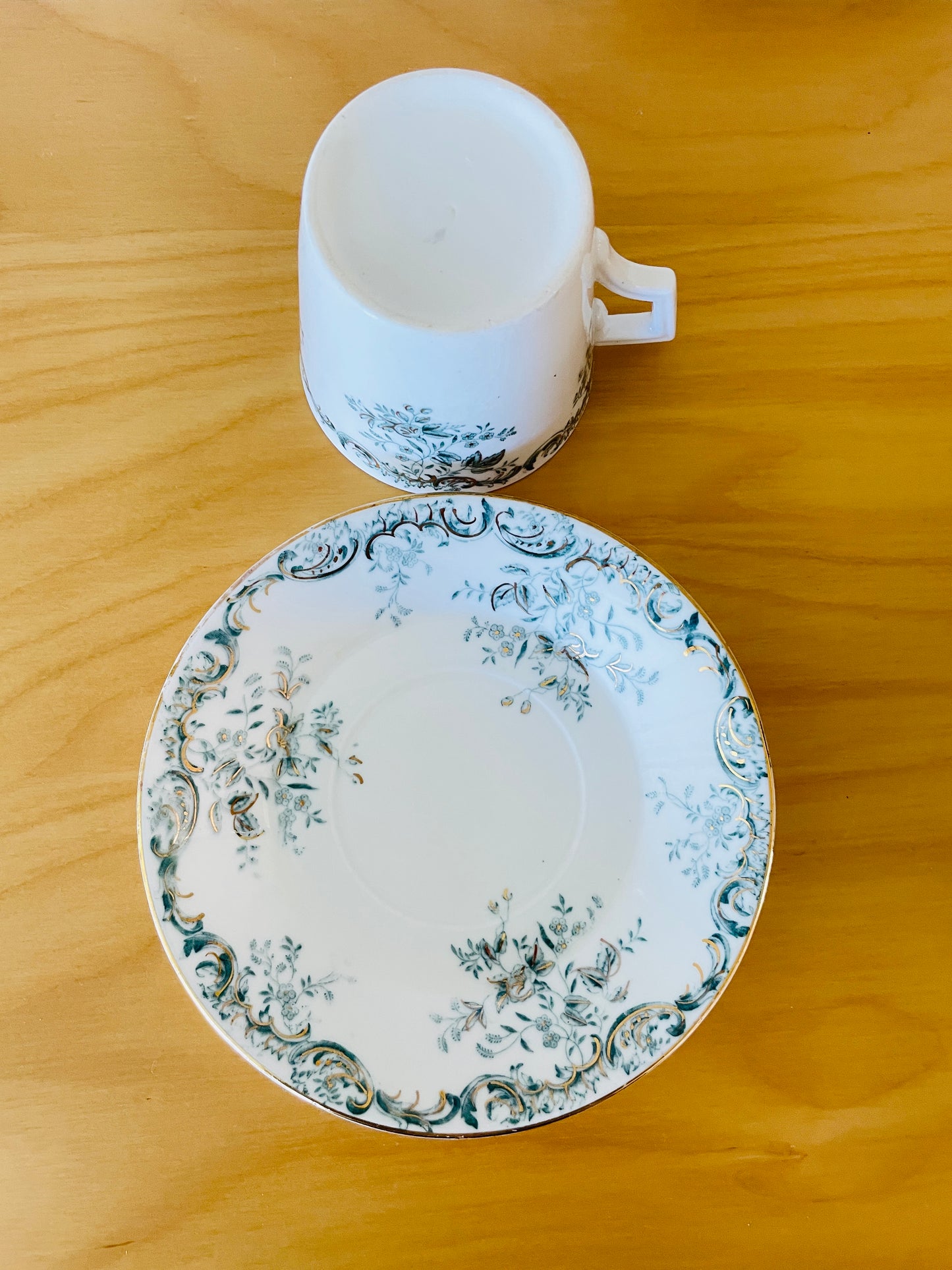 Old Gustavsberg/グスタフスベリ7Sofia/ソフィア/モーニングカップ＆ソーサー