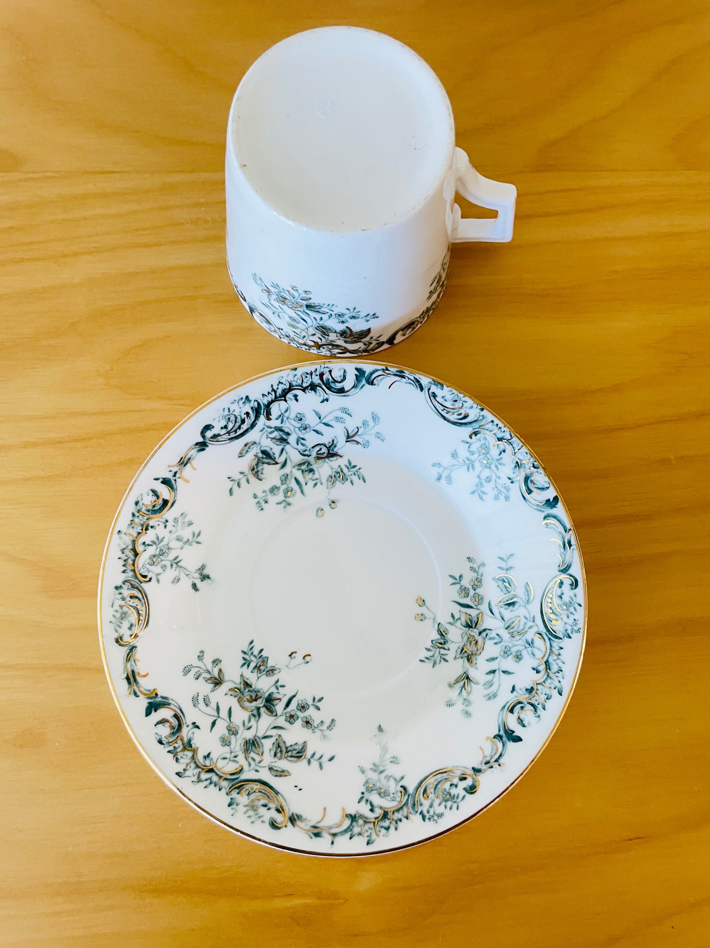 Old Gustavsberg/グスタフスベリ7Sofia/ソフィア/モーニングカップ＆ソーサー