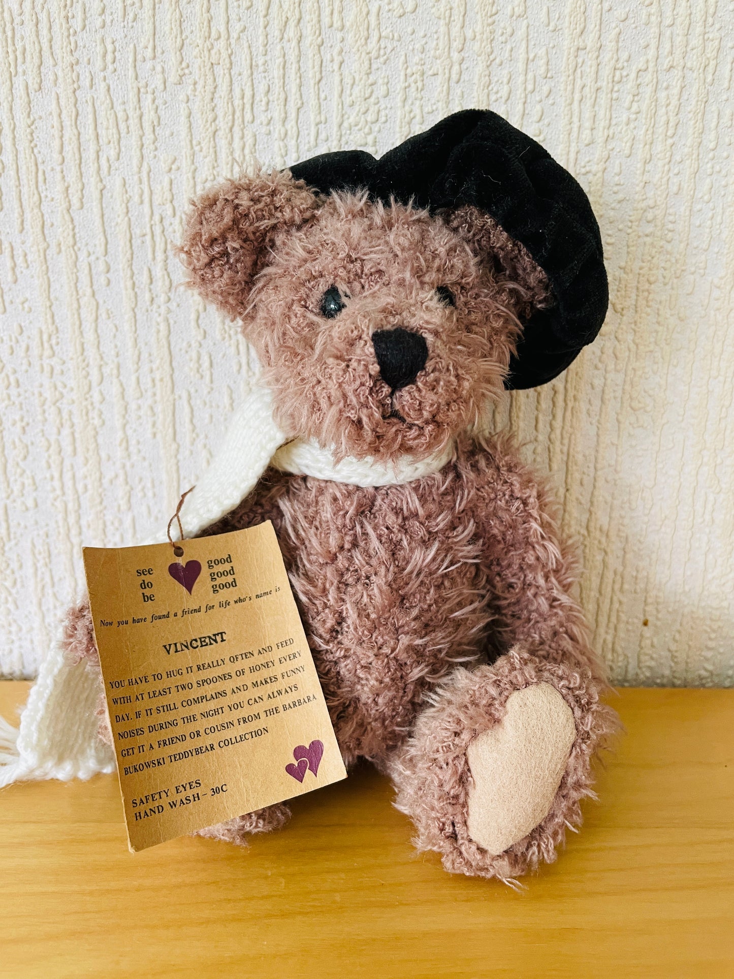 Bukowski/ブコウスキー/ヴィンテージ/ぬいぐるみ/くまのVincent/ビンセント君