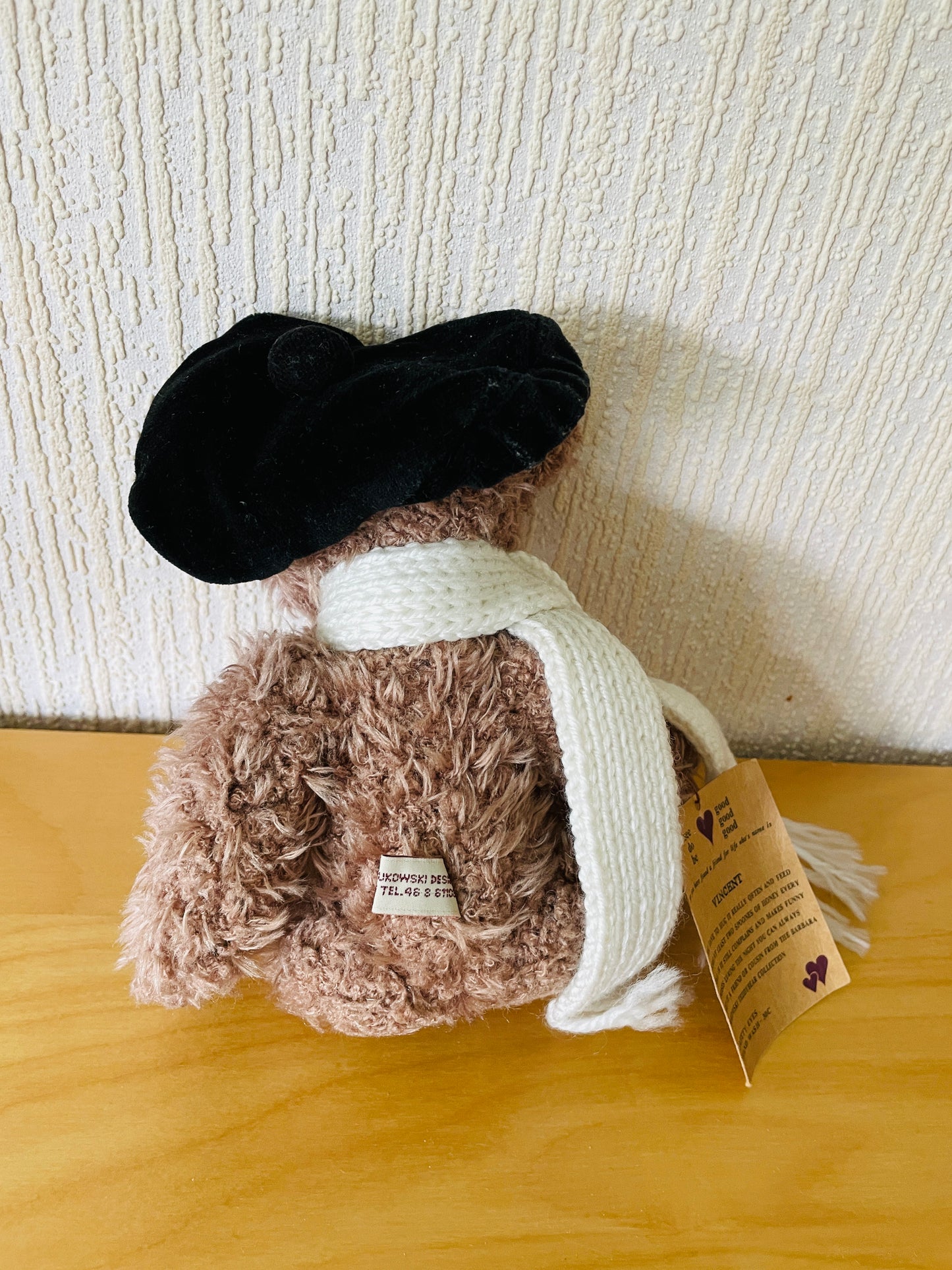 Bukowski/ブコウスキー/ヴィンテージ/ぬいぐるみ/くまのVincent/ビンセント君