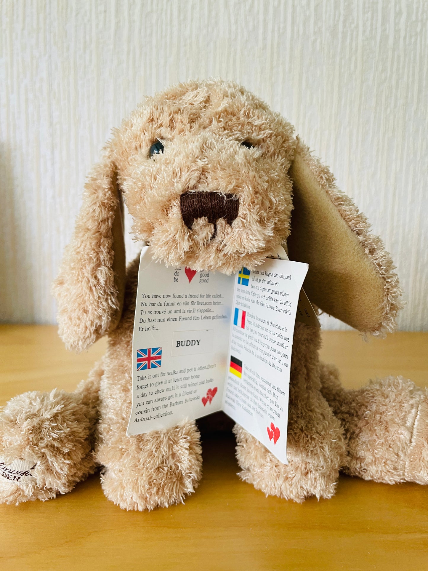 Bukowski/ブコウスキー/ヴィンテージ/ぬいぐるみ/ワンコのBuddyバデイーくん