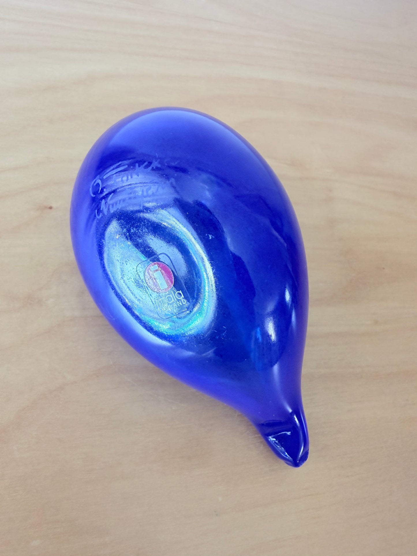 iittala/イッタラ/Nuutajälvi/ヌータヤルヴィ/Oiva Toikka/オイバ.トイッカ/Birds/バード/Little Turn/リトルターン/コバルトブルー