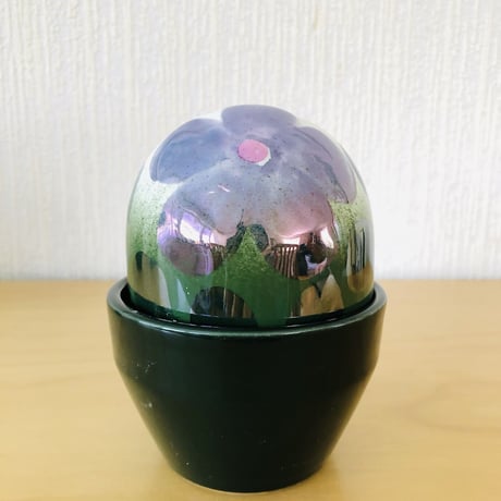 Arabia/アラビア/Esteri Tomula/エステリトムラ/Ikikukka/イキクッカ/蓋つきポット/セントポーリア/ブルーパープル