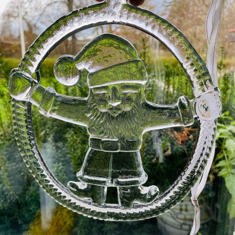 Boda/ボーダ/Bertil Vallien/バーティル.ヴァリエン/ガラスの窓飾り/トムテさん