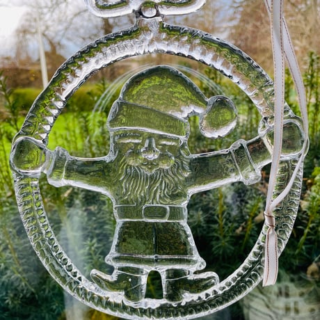 Boda/ボーダ/Bertil Vallien/バーティル.ヴァリエン/ガラスの窓飾り/トムテさん