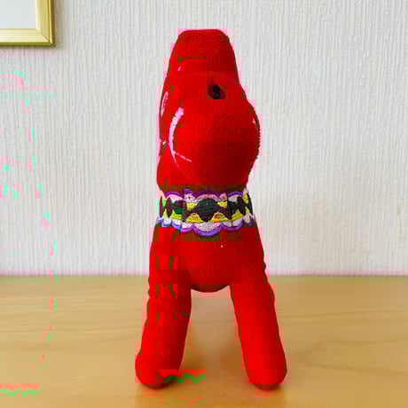 北欧雑貨/Dalahäst/ダーラホースのぬいぐるみ/レッド/25cm