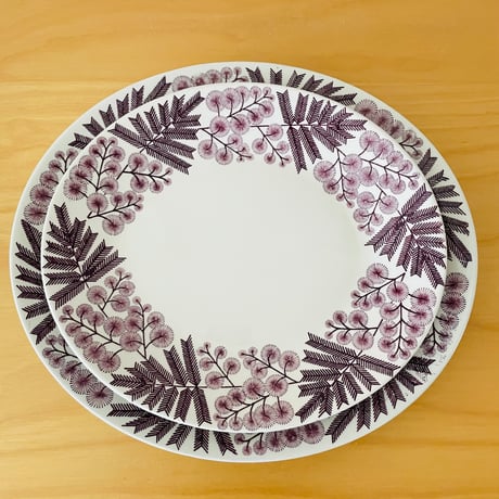 Gefle/ゲフレ/Mimosa/ミモサ/オーバルプレート/28cm x 25cm
