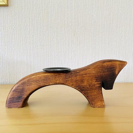 北欧伝統手工芸/Gotländsk Hemslöjd/ゴットランド地方の木製キャンドルスタンド
