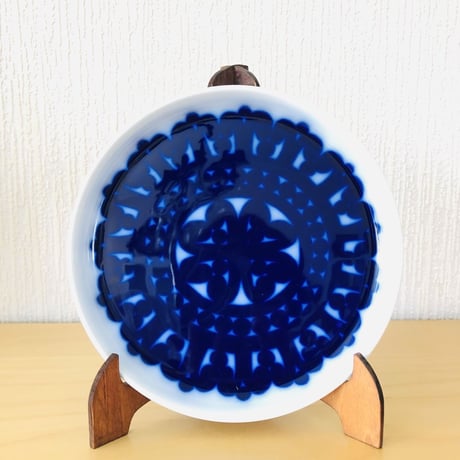 Gustavsberg/グスタフスベリ/Stig Lindberg/ステイグリンドベリ/Blå Husar/ブルーフーサル/プレート/18cm