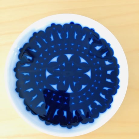 Gustavsberg/グスタフスベリ/Stig Lindberg/ステイグリンドベリ/Blå Husar/ブルーフーサル/プレート/18cm