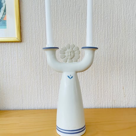 Höganäs/ヒューガネース/Lisa Larson/リサ.ラーソン/Kandelaber/Lisa/リーサ/キャンドルスタンド