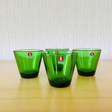 iittala/イッタラ/Kartio/カルティオ/ショットグラス/グリーン