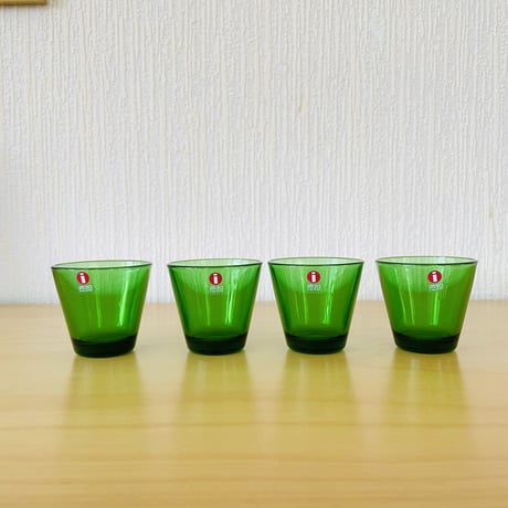 iittala/イッタラ/Kartio/カルティオ/ショットグラス/グリーン