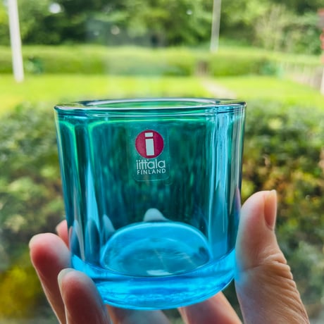 iittala/イッタラ/Kibi/キビ/キャンドルホルダー/ライトブルー