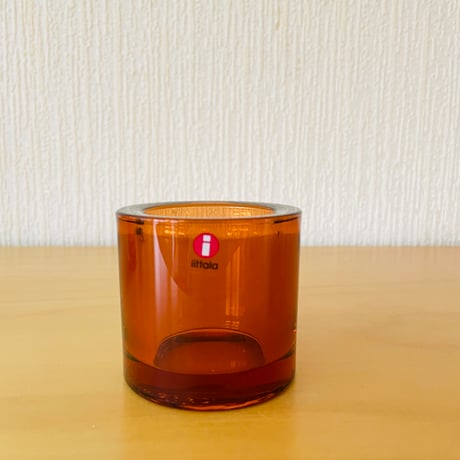 iittala/イッタラ/Kivi/キビ/キャンドルホルダー/セビリアンオレンジ/Nr.2