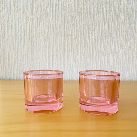 iittala/イッタラ/Kivi/キビ/キャンドルホルダー/ペールピンク/Nr.2