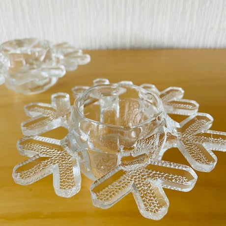 iittala/イッタラ/Valto Kokko/バルト.コッコ/スノークリスタル/キャンドルホルダー