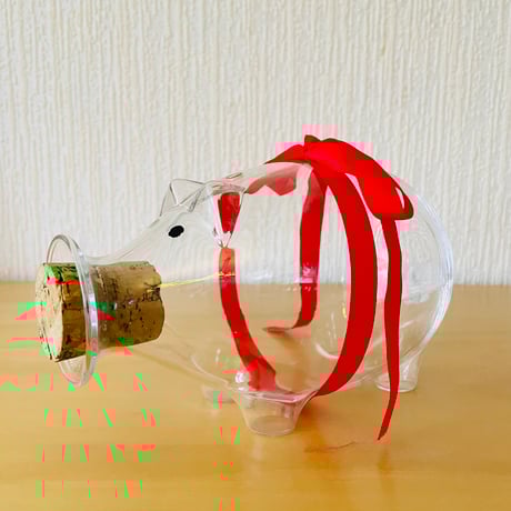 iittala/イッタラ/Valto Kokko/バルト.コッコ/Napsu/ガラスのブタさん/ワインクーラー/オリジナルボックス入り